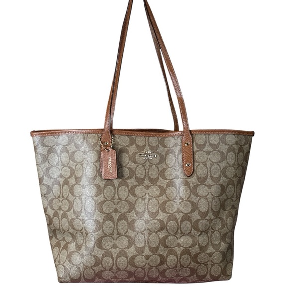 Coach Handbags - Coach Brown Classic Tote Bag